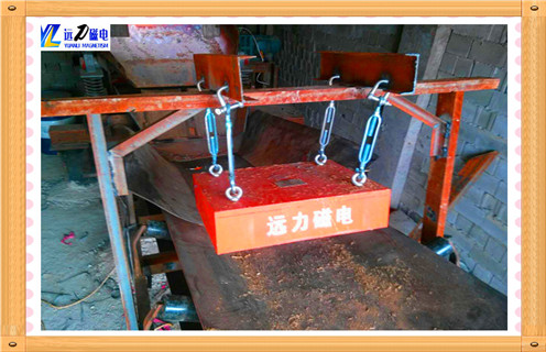 广东悬挂式永磁除铁器的制作方法