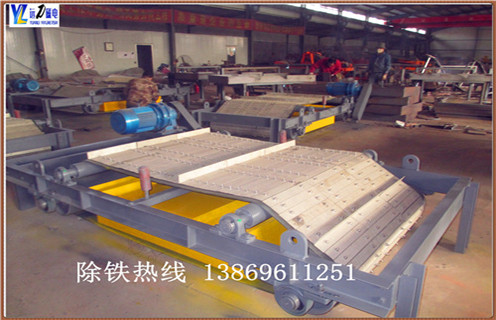 永磁自卸式除铁器RCYD-8再生石子采石厂中的广泛应用