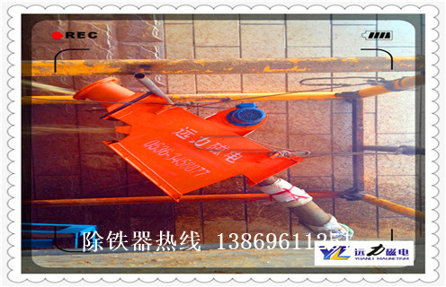法兰管道除铁器，福建法兰式管道除铁器_远力福建法兰式管道除铁器厂家作规程12000高斯 可定制工作原理_安装示意图