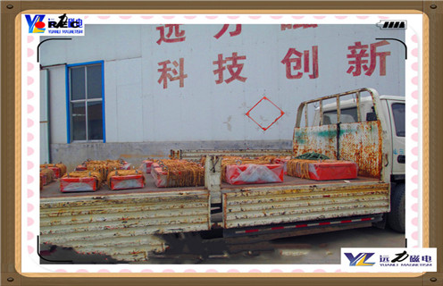 悬挂式永磁除铁器，山西悬挂式永磁除铁器定制_内部磁块安装方法_山西悬挂式永磁除铁器定制供应型号价格