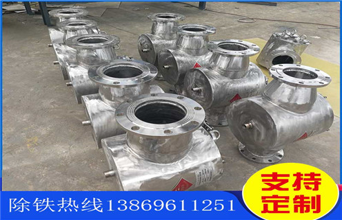 管道除铁器，安徽管道除铁器应用_专用永磁自卸式除铁器价格_安徽管道除铁器应用咨询的工作原理生产厂家